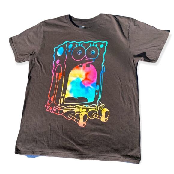 Sponge Bob Stephen Hillenburg Black TShirt Size L - Picture 1 of 4